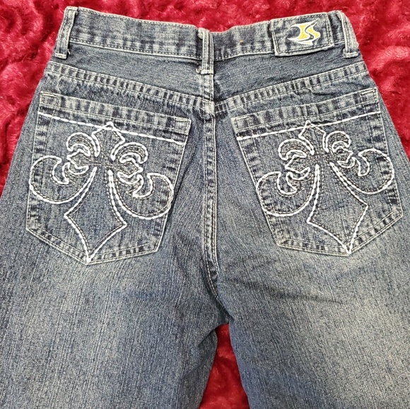 VINTAGE JEANSTATION HIGH WAIST STRAIGHT LEG JEANS - Picture 5 of 8